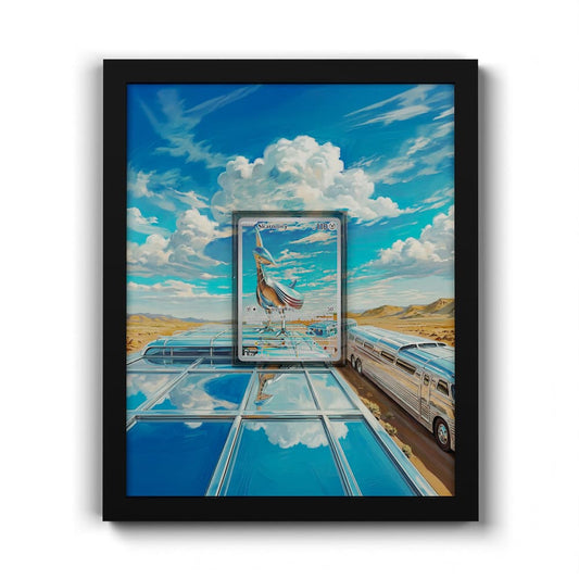 209 Airmure - Extended Artwork Framed Pokemon Card Display