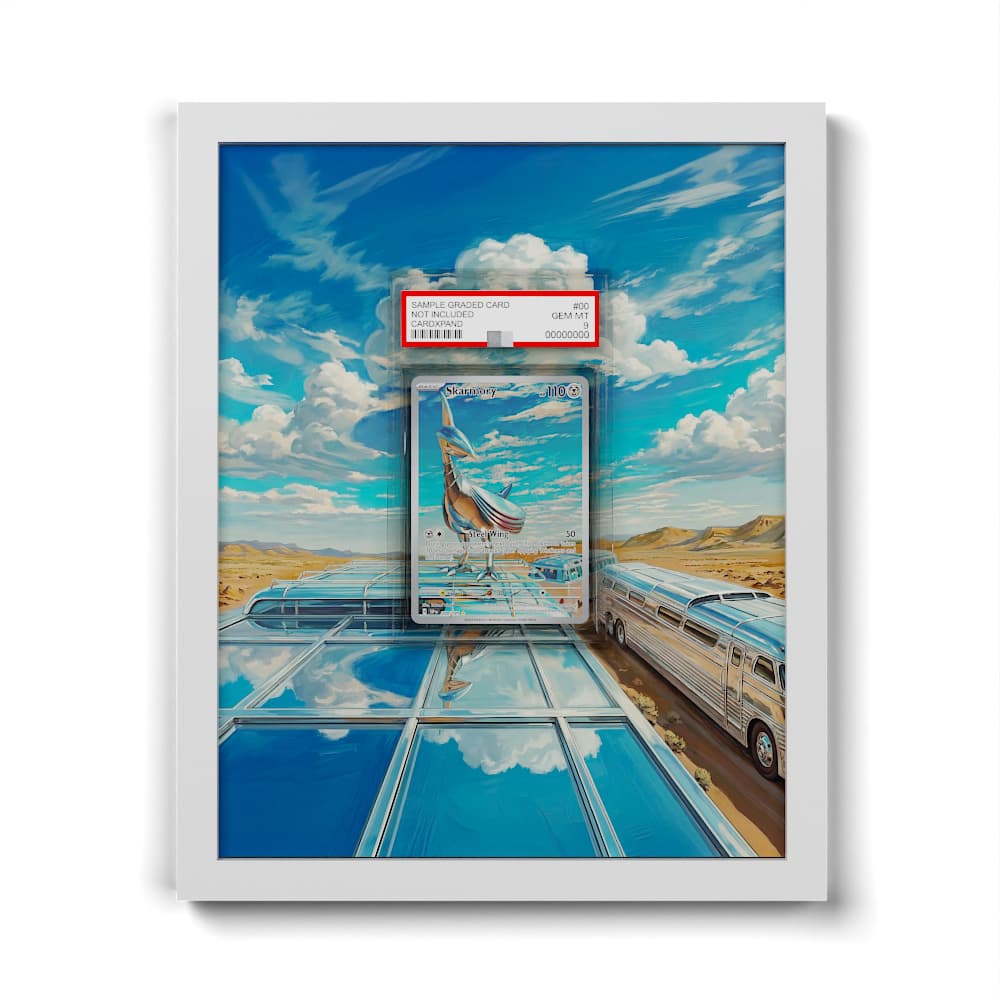 209 Airmure - Extended Artwork Framed Pokemon Card Display