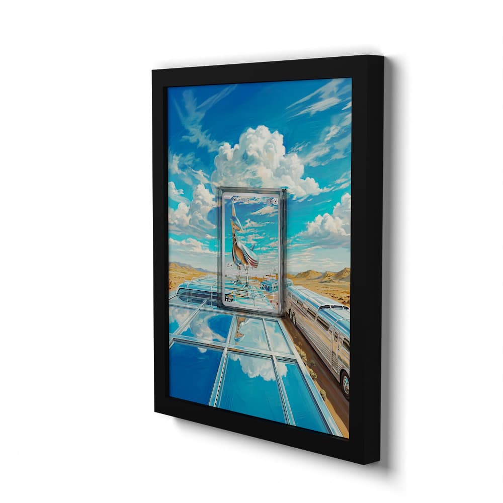 209 Airmure - Extended Artwork Framed Pokemon Card Display
