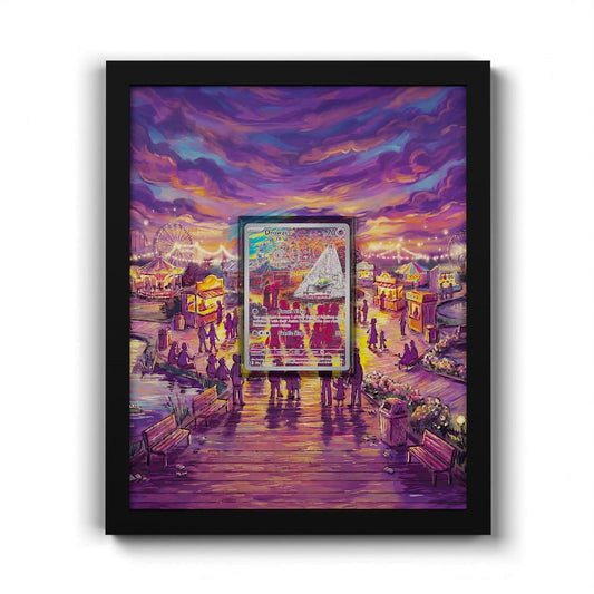 210/198 Soporifik - Extended Artwork Framed Pokemon Card Display