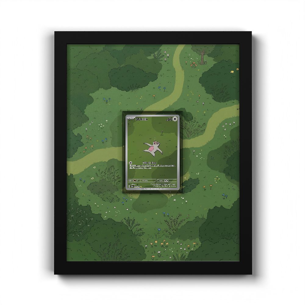 212/191 Slakoth - Extended Artwork Pokemon Card Frame