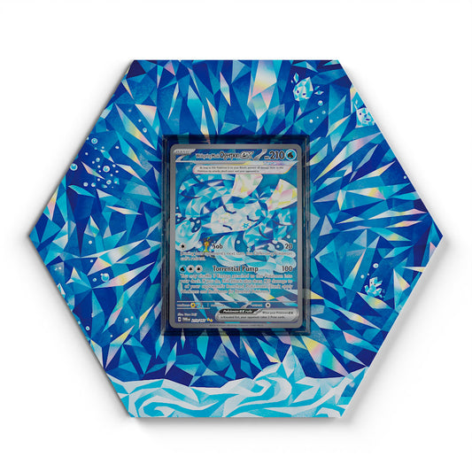 213/167 Ogerpon Masque du Puits EX - Extended Artwork Pokemon Card Display