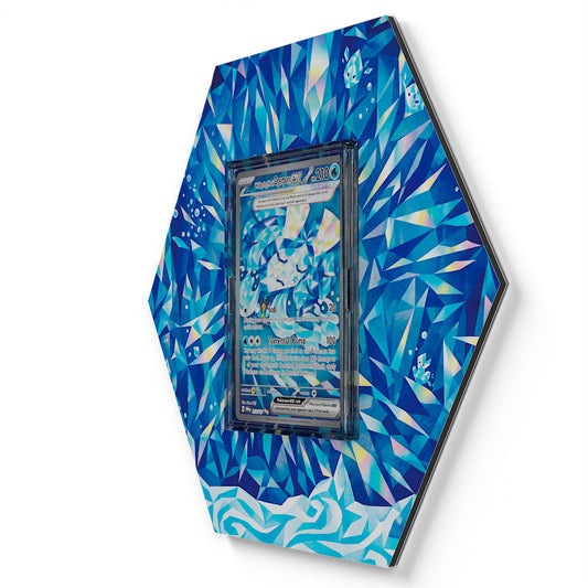213/167 Ogerpon Masque du Puits EX - Extended Artwork Pokemon Card Display