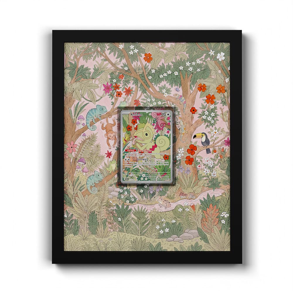 213 Kecleon - Extended Artwork Framed Pokemon Card Display