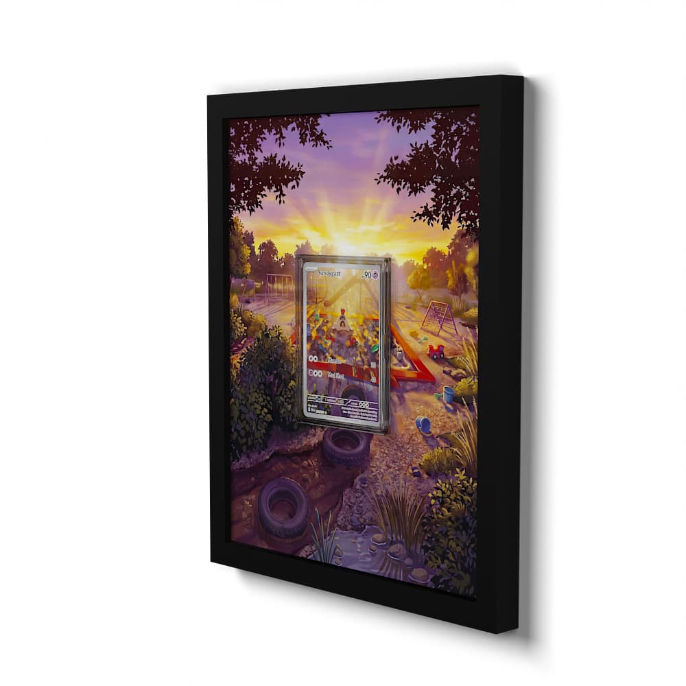 214 Bacabouh - Extended Artwork Framed Pokemon Card Display