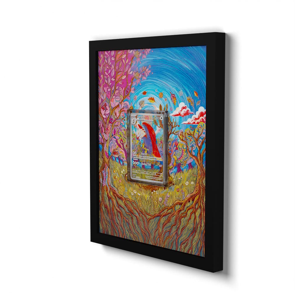 214 Gueriaigle - Extended Artwork Framed Pokemon Card Display