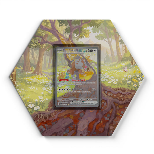 216/167 Ursaking Lune Vermeille EX - Extended Artwork Pokemon Card Display