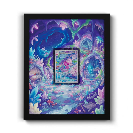 217 Forgella - Extended Artwork Framed Pokemon Card Display