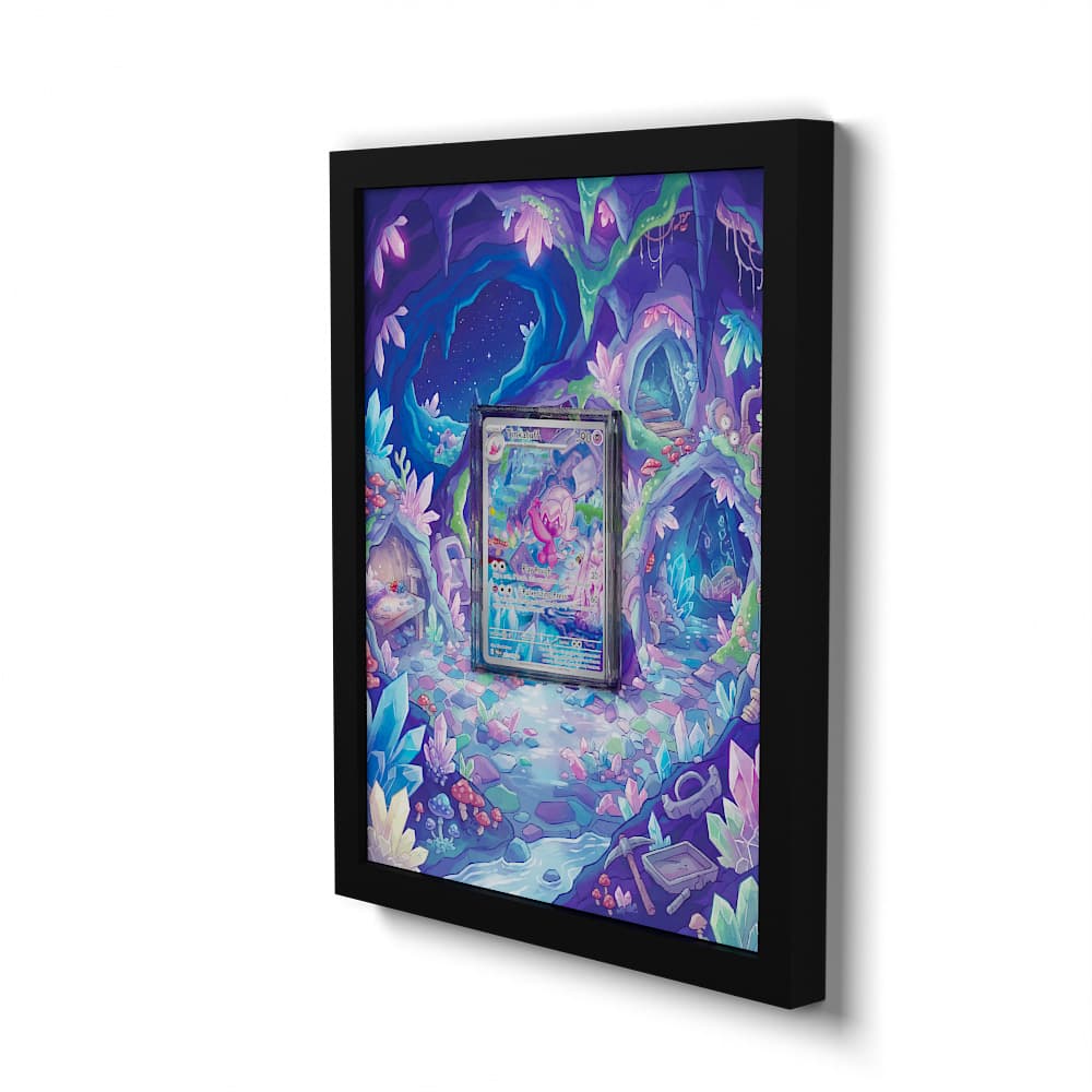 217 Forgella - Extended Artwork Framed Pokemon Card Display