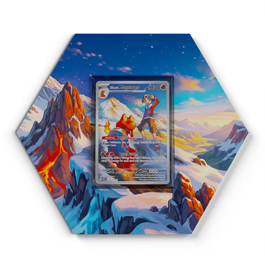222/217 Volcaropod de Luth - Extended Artwork Pokemon Card Display