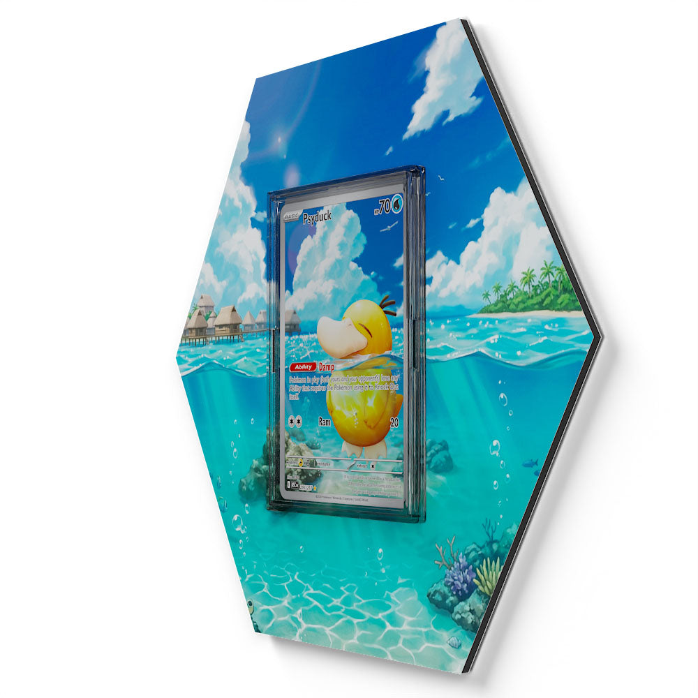 226/217 Psykokwak - Extended Artwork Pokemon Card Display