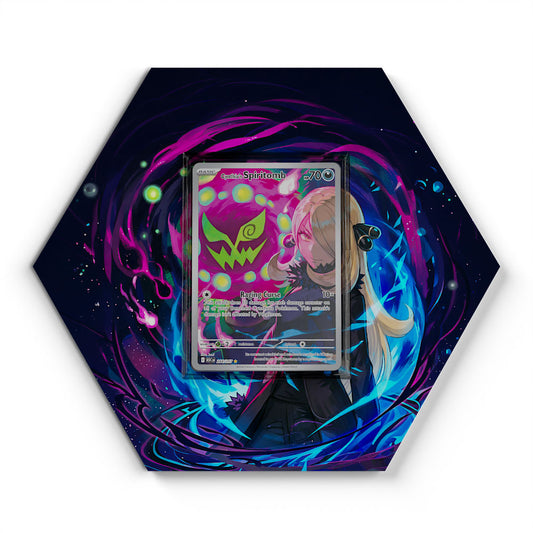 244/217 Spiritomb de Cynthia - Extended Artwork Pokemon Card Display