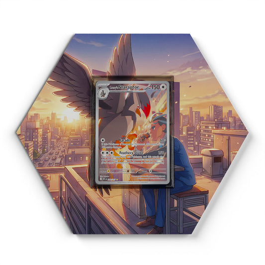 249/217 Étouraptor de Kombu - Extended Artwork Pokemon Card Display