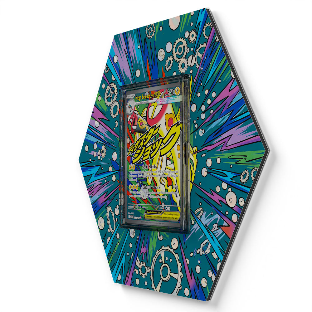 266/217 Méga-Ohmassacre EX - Extended Artwork Pokemon Card Display