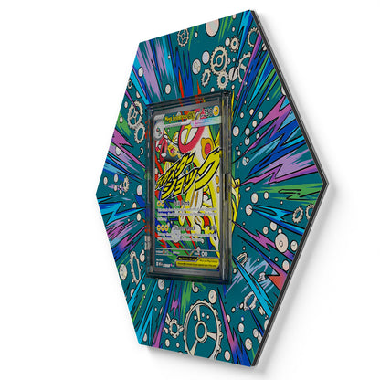 266/217 Méga-Ohmassacre EX - Extended Artwork Pokemon Card Display
