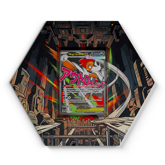 270/217 Méga-Baggaïd EX - Extended Artwork Pokemon Card Display