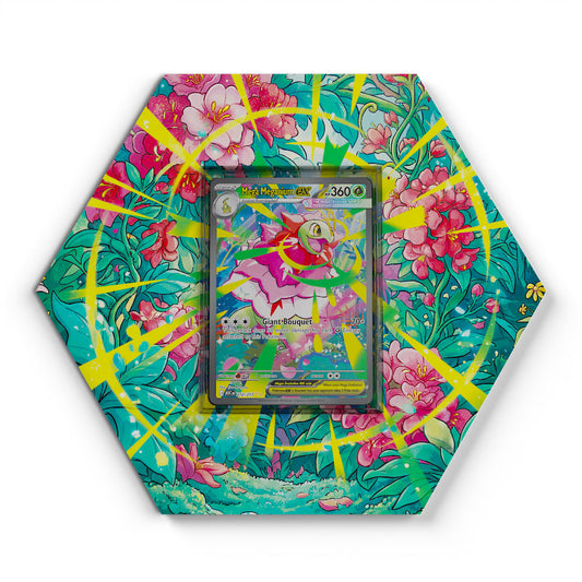 272/217 Méga-Méganium EX - Extended Artwork Pokemon Card Display