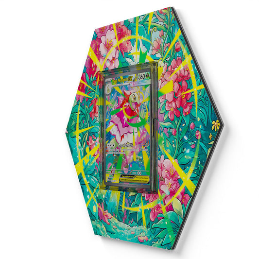 272/217 Méga-Méganium EX - Extended Artwork Pokemon Card Display