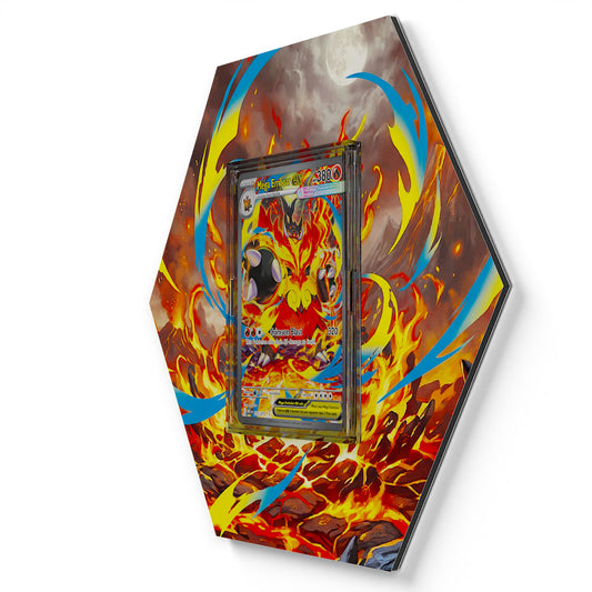 273/217 Méga-Roitiflam EX - Extended Artwork Pokemon Card Display