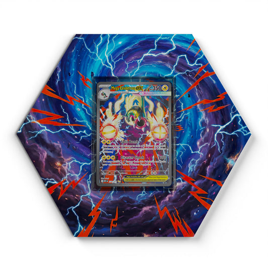 278/217 Méga-Ohmassacre EX - Extended Artwork Pokemon Card Display