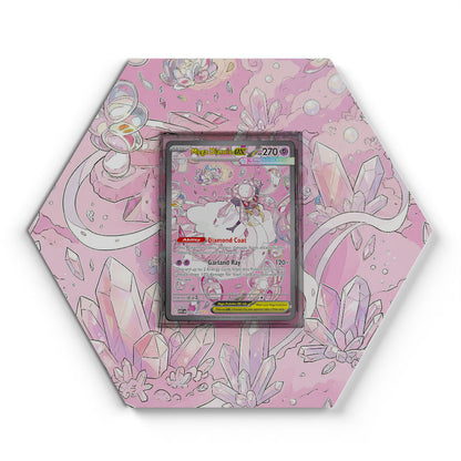 282/217 Méga-Diancie EX - Extended Artwork Pokemon Card Display