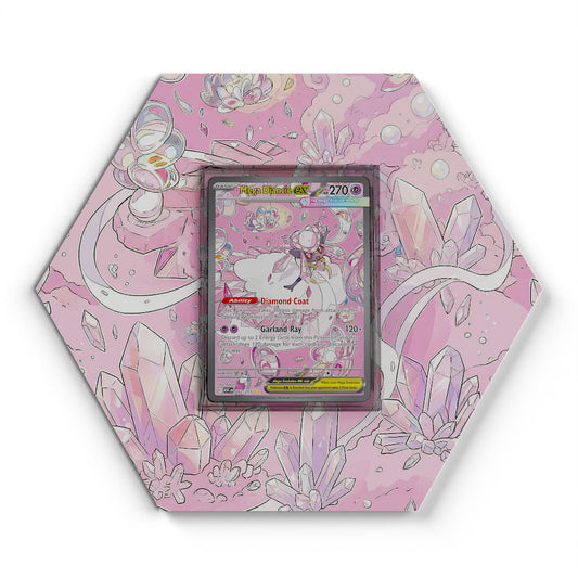 282/217 Méga-Diancie EX - Extended Artwork Pokemon Card Display
