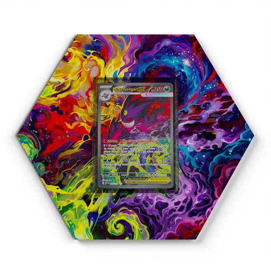 284/217 Méga-Ectoplasma EX - Extended Artwork Pokemon Card Display