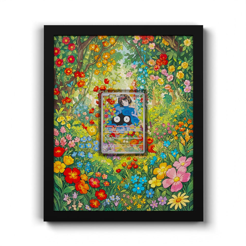 218 Saquedeneu d’Erika - Extended Artwork Framed Pokemon Card Display