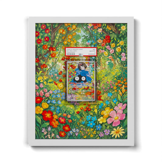 218 Saquedeneu d’Erika - Extended Artwork Framed Pokemon Card Display