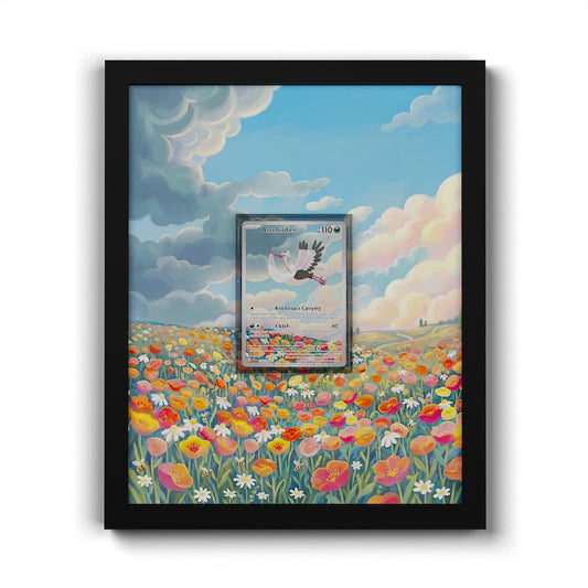 219/198 Délestin - Extended Artwork Framed Pokemon Card Display