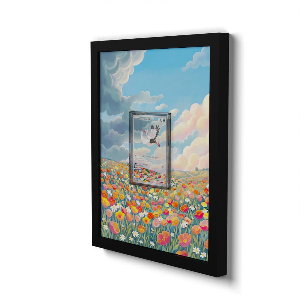 219/198 Délestin - Extended Artwork Framed Pokemon Card Display