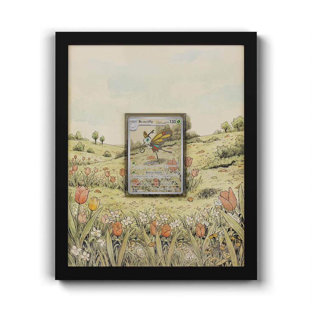 219 Charmillon - Extended Artwork Framed Pokemon Card Display