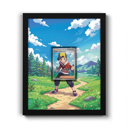 221/182 Ethan’s Adventure - Extended Artwork Pokemon Card Frame