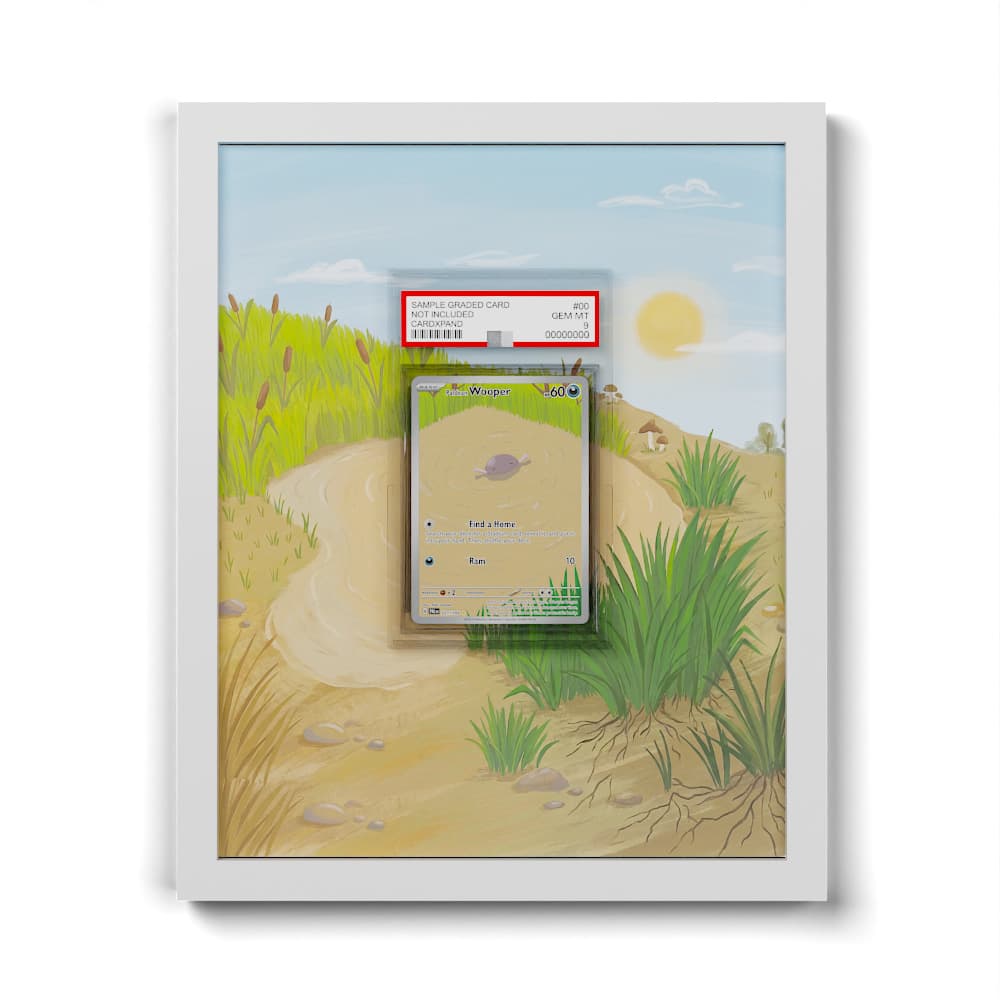 221 Axoloto de Paldea - Extended Artwork Framed Pokemon Card Display