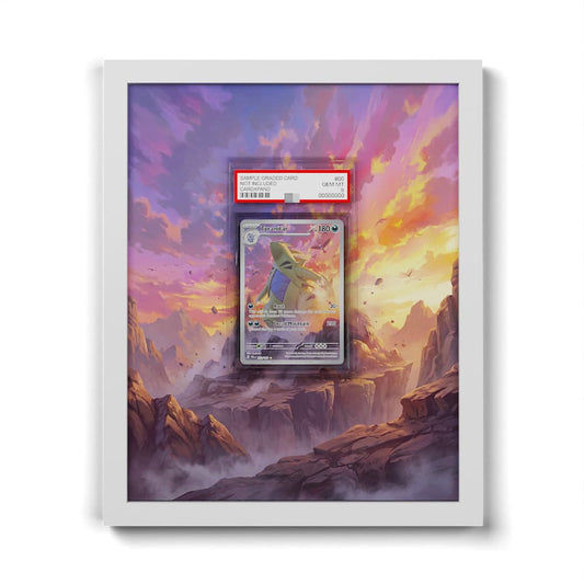 222 Tyranocif - Extended Artwork Framed Pokemon Card Display