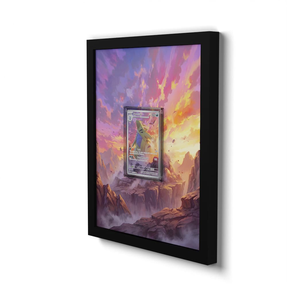 222 Tyranocif - Extended Artwork Framed Pokemon Card Display
