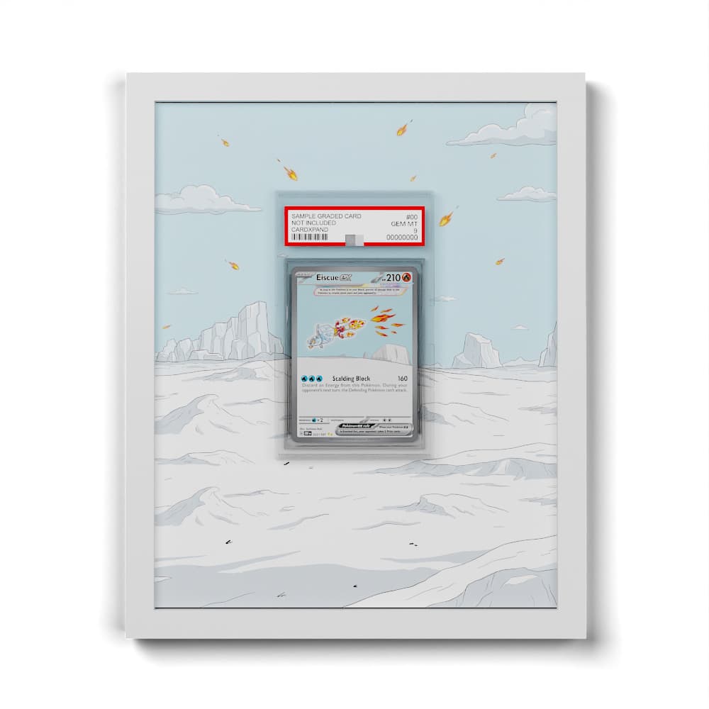 222 Bekaglaçon EX - Extended Artwork Framed Pokemon Card Display