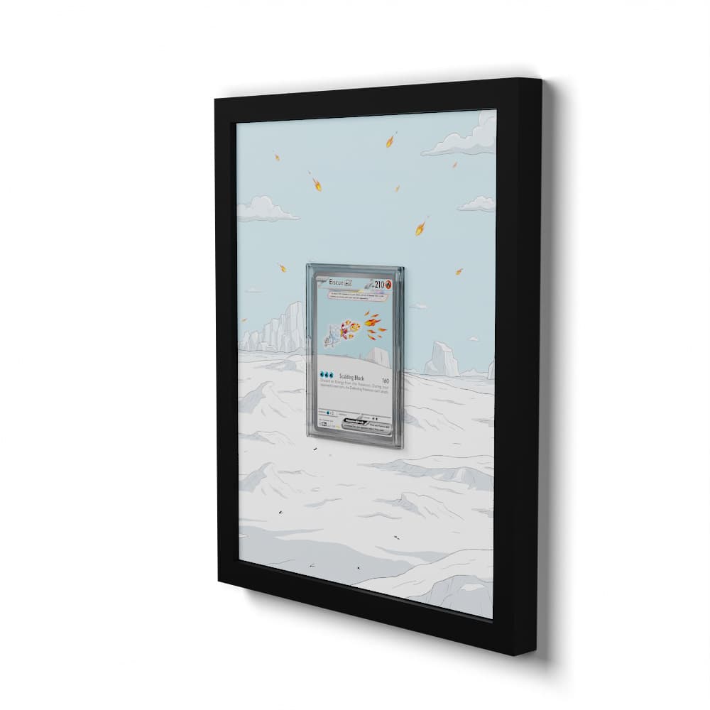 222 Bekaglaçon EX - Extended Artwork Framed Pokemon Card Display