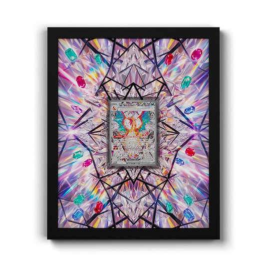 223 Dracaufeu EX - Extended Artwork Framed Pokemon Card Display