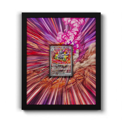 224 Vrombotor EX - Extended Artwork Framed Pokemon Card Display
