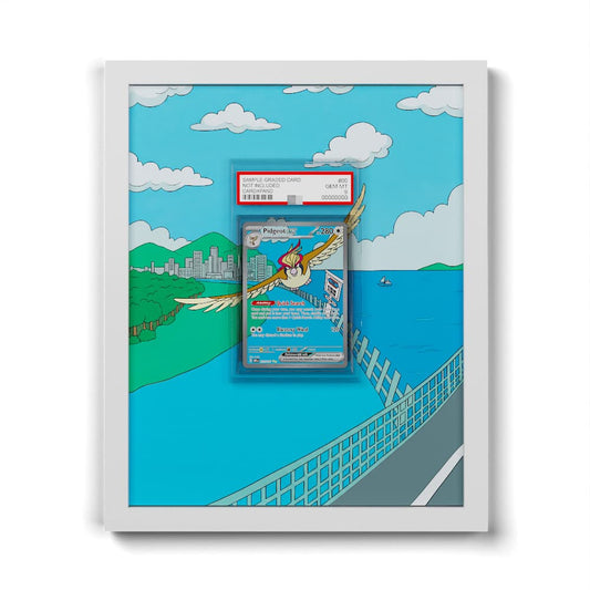 225 Roucarnage EX - Extended Artwork Framed Pokemon Card Display