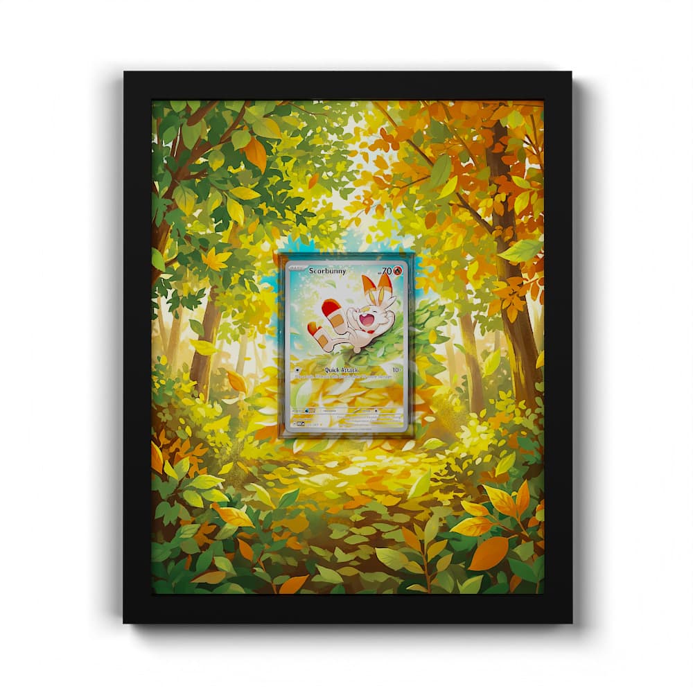 225 Flambino - Extended Artwork Framed Pokemon Card Display