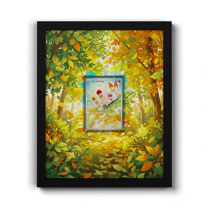 225 Flambino - Extended Artwork Framed Pokemon Card Display