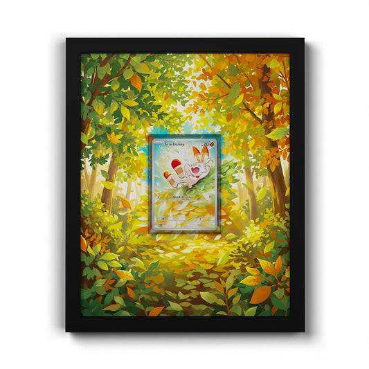 225 Flambino - Extended Artwork Framed Pokemon Card Display