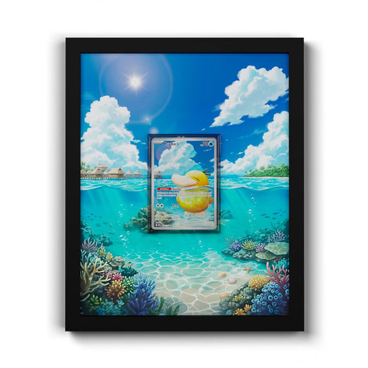 226 Psykokwak - Extended Artwork Framed Pokemon Card Display