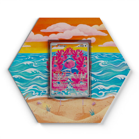 227/193 Flamigo - Extended Artwork Pokemon Card Display