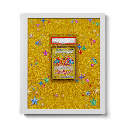 228/197 Dracaufeu - Extended Artwork Framed Pokemon Card Display