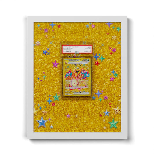228/197 Dracaufeu - Extended Artwork Framed Pokemon Card Display