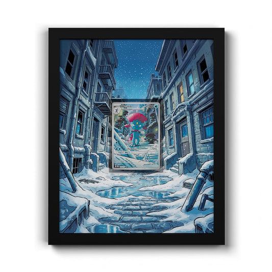 228 Dimoret - Extended Artwork Framed Pokemon Card Display