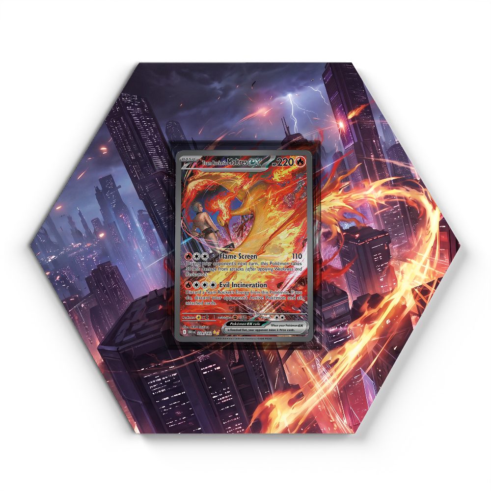 105 Crapustule - Extended Artwork Pokemon Card Display